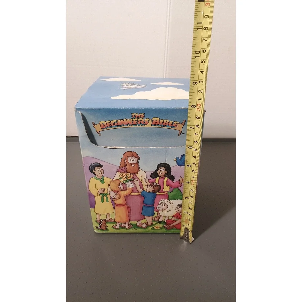 Grolier The Beginners Bible Flashcards Kids OS Blue Good Religious Educational